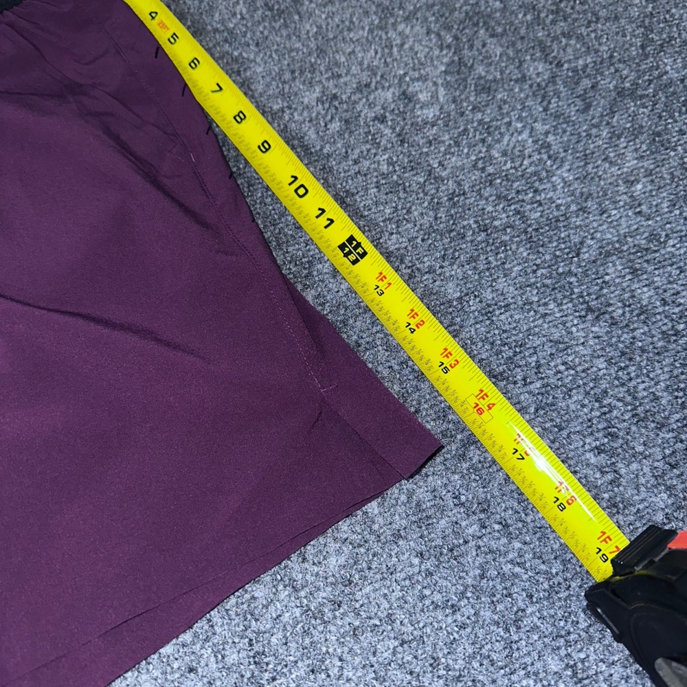 Ten Thousand The Interval Short Mens Small Maroon Burgundy 7 Inseam Liner - Picture 3 of 6